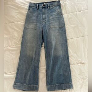 Wrangler wide leg crop jeans